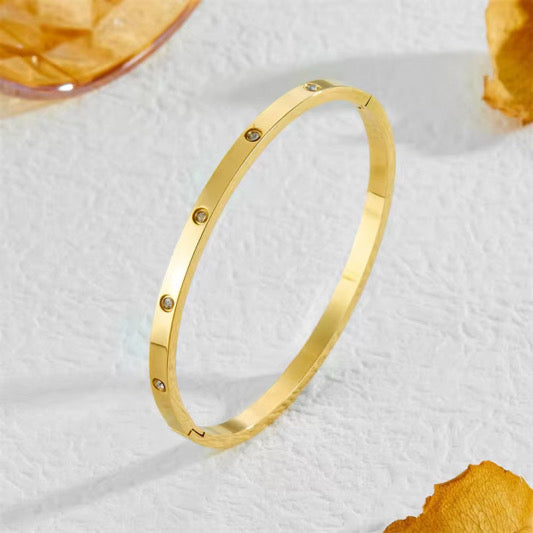 Solid Gold Bangle